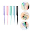 Mikinona 5pcs Dandruff Comb Tailcomb Fine Tooth Hair Comb Double