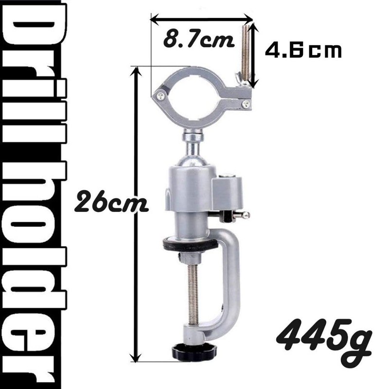 RER Drill Stand Holder Router Router Grinder Table Vise 360