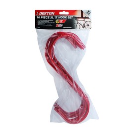DEKTON DT70578 10 Inches S Hook Set, Red