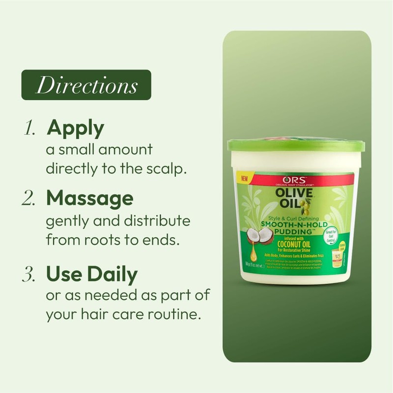 ORS Olive Oil Style and Curl Smooth-N-Hold Pudding 13 oz