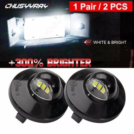 CHUSYYRAY LED License Plate Light Lamp Assembly Replacement FIT Ford F150 F250 F350