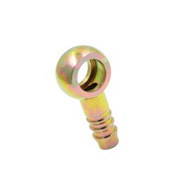 Partuto 3/8" 10mm ID Hose Barb 14mm Banjo Fitting Fuel Brake Line Adapter Replacement