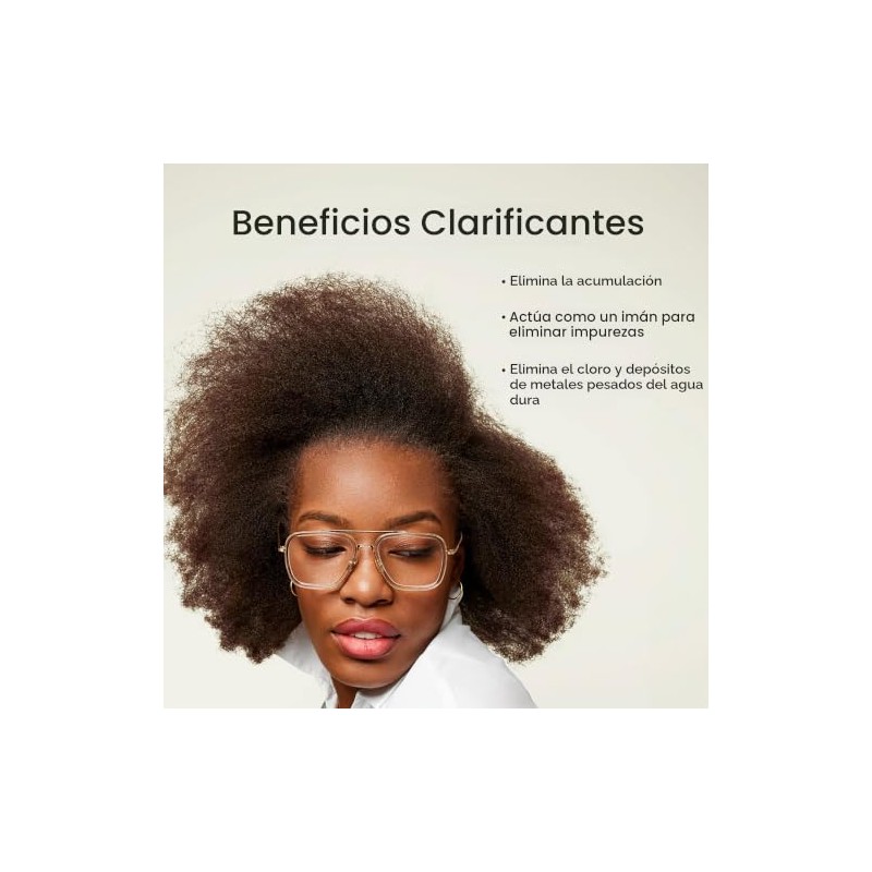 Odele Champú Clarificante Sin Sulfatos, Limpieza Profunda Semanal Que Elimina