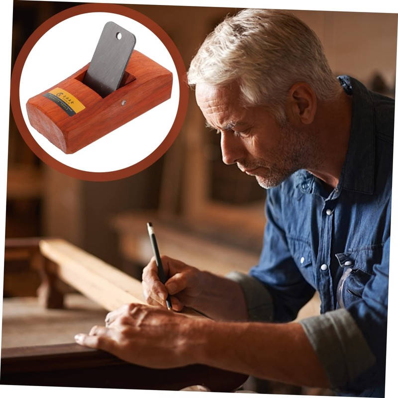 Gatuida Mini Wood Planer for Woodworking Handheld Durable Tool with