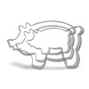 Keewah Pig Cookie Cutter Set - 5”,4”,3” - 3 Piece
