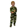 Big Feet Pjs Big Boys Kids Camo Fleece Onesie Footed
