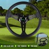 RASTP 13.8'' Golf Cart Steering Wheel for Club Car DS