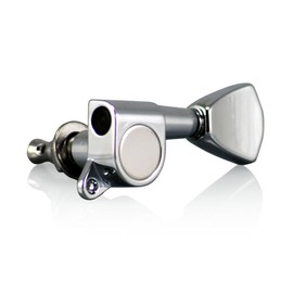 VANSON VN-04 Chrome 3-a-side Tulip Tuners/Machine Heads for Epiphone Les Paul, SG, ES, PRS, Schecter, Ibanez, Acoustic etc. (3-a-side, Chrome)
