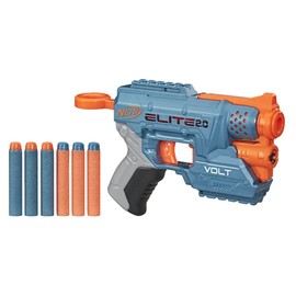 NERF Nerf Elite 2.0 Volt SD-1 Blaster mit 6 Darts und Steckschienen, Spielzeug für draußen und drinnen, Reichweite bis zu 27 Meter, erweiterbar mit Zubehör, für Kinder ab 8 Jahren