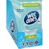 Wet Ones – Be Gentle – Plastic Free Antibacterial Pocket Size Hand Wipes - 144 wipes – 12 packs x 12 wipes