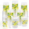 Singhoow Singhoow 50 Pcs Capri Lemon Plastic Cups Bulk 16