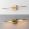 JONATHAN Y JYL7022B Makena 28" Dimmable Integrated LED Metal Wall
