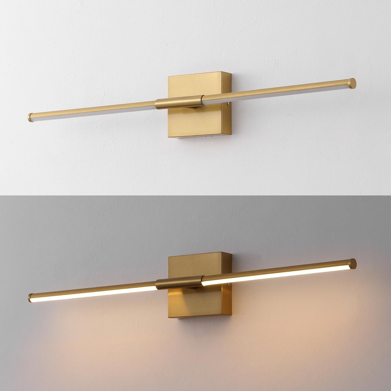 JONATHAN Y JYL7022B Makena 28" Dimmable Integrated LED Metal Wall
