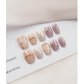 LemiVibe · "Sakurazuku" Nail Tip, 100% Handmade Nail Gel Nail Sticker, Nail Sticker, Nail Sticker, Home Nail, Nail Design, Self Nail