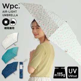 Wpc. AL02-013-002 Ultra Lightweight Rain Umbrella, Air-Light Cook Mini Off Folding Umbrella, Women's, 21.7 inches (55 cm), 4.1 oz (115 g), Stylish, Cute, For Work or School or Travel, Compact, Small,