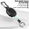 DELSWIN Retractable Keychain Heavy Duty - ID Card Badge Holder