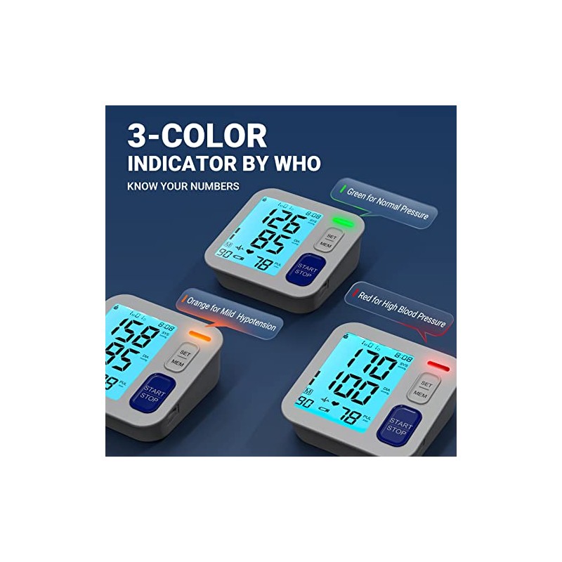 Blood Pressure Monitors for Home Use, 9-17 13-21 Extra Large