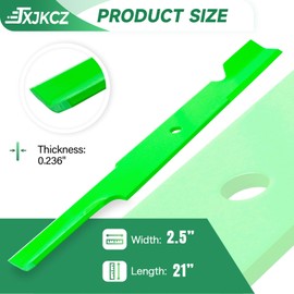 61 Inch Deck Mower Blades Fit for Scag Turf Tiger II Cheetah II Sabre Tooth Tiger SCZ61V SCZII-61V STC61V STT61V STTII-61V Lawn Mower Replaces OEM 482881 481159 182001 (Notched Air Lift) 3 Pack
