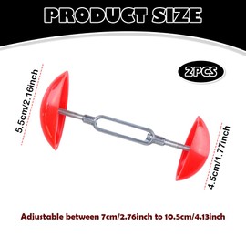 PMTFUMY ﻿ 2 Pcs Shoe Stretchers for Men and Women ，Compact Shoe Stretchers，Mini Shoe Trees for Perfect Fit and Comfort，for Stretching and Fitting，Easy to Carry