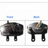 2pcs Universal Motorcycle Speedometer Bracket,Stainless Steel 304 Speedometer Mount,Durable Bracket(Black)