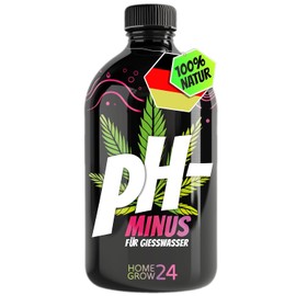 HOMEGROW24 PH Minus 500 ml, Organic pH Reducer for Optimal Plant Growth, with Effective Microorganisms, Lactic Acid Bacteria, 100% Natural without Chemicals