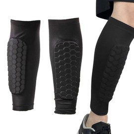2 pieces shin pads, black, breathable shin pads socks for men and women, shin guards, shin pads, children's football, calf protection for football, basketball, cycling, climbing.