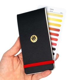 Wine Folly Wine Tasting Pocket Journal Guided Wine Tasting Notes - Features 4 Step Tasting Method, Wine Color Reference Card, and Page Marker