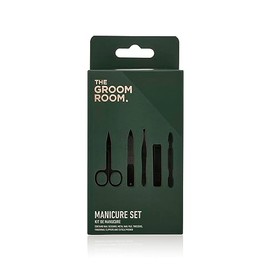 The Groom Room Men's Grooming Manicure Set - for Confident and Refined Appearance