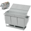 Frjjthchy Bedside Caddy, Bed Organizer with 11 Pockets and Power