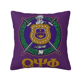 Bixinboy Psi Phi Pillowcase Pillow Covers Cases Bedroom Decor Two Sides Print Zipper 18"X18"