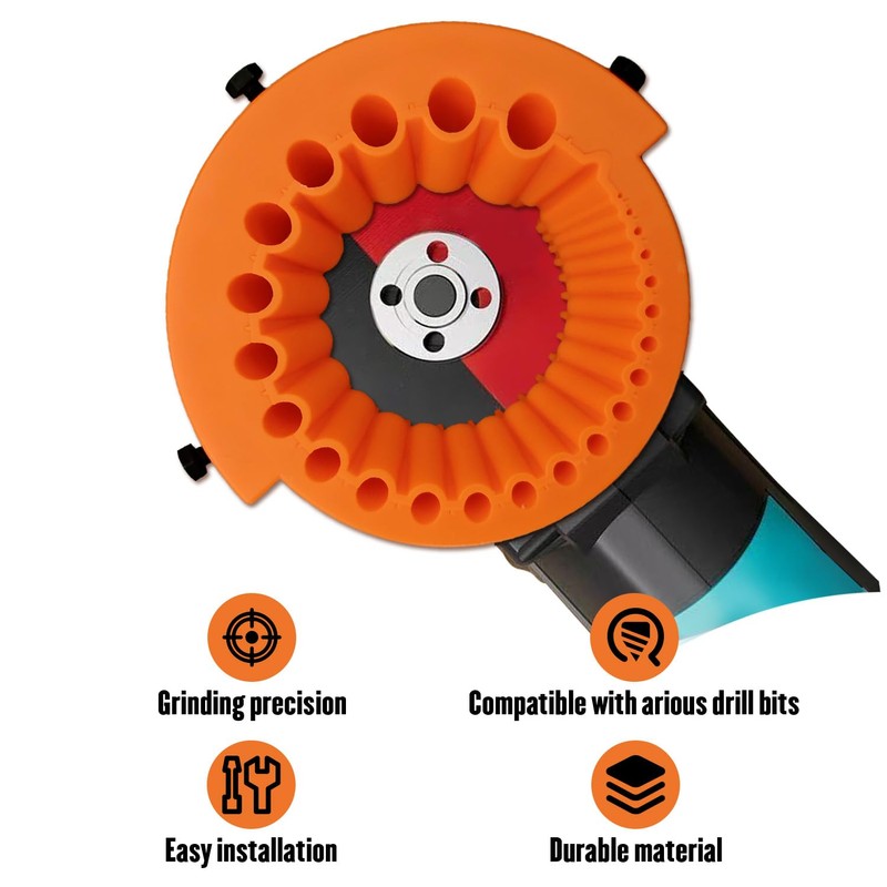 Drill Bit Sharpener Tool Power Drill Bit Sharpeners for Grinder