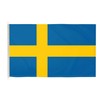 DuraFlag Sweden 5ft x 3ft with Clips/Hooks - Premium Quality