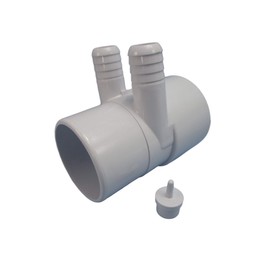 Manifold Hot Tub Spa Part 2" Street x 2" Slip x (2) 3/4" Water How to Video