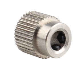 Jopto Pack of 5 3D Printer Extruder Gear Accessories Stainless Steel Drive Gear for MK7 MK8 Extruder 36 Teeth Bore 5 mm Lightweight and 1 Piece 1.5 mm Wrench for 3D Printer