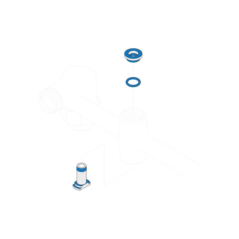 Olympia Faucets P-1232 Two Handle Shower Set, Chrome Finish