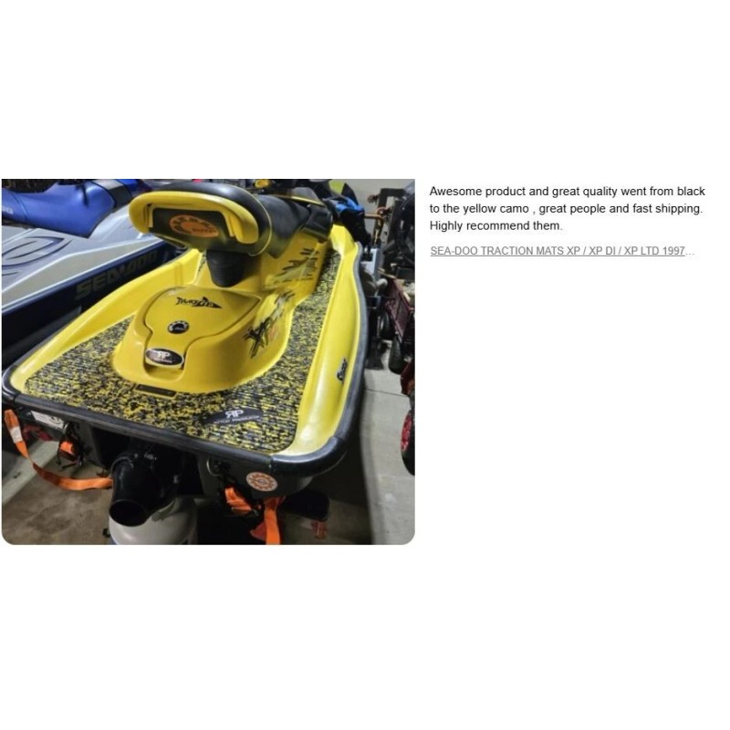 SEA-DOO TRACTION MATS XP / XP DI / XP LTD