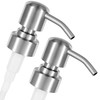 Stainless Steel Liquid Soap Dispenser Pump Replacement 'Zagreb' with 28mm