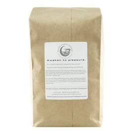 River Moon Coffee, Electric Moon High Caffeine Coffee, Whole Beans, 2 lbs., Bold, Medium Dark Roast, Arabica and Robusta Beans