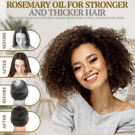 Fiora Naturals Batana Oil For Hair Growth w/Rosemary Oil, Jamaican Black Castor Oil For Thickening and Deep Conditioning, Rosemary Oil for Hair Growth w/Castor Oil, Jojoba Oil, Biotin Natural Hair Strengthening Oil
