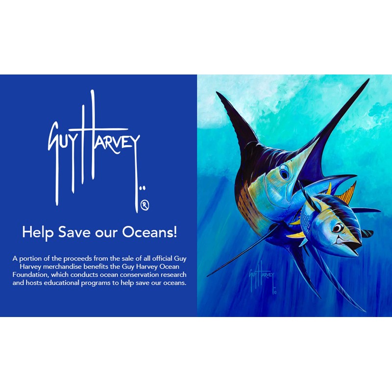 Guy Harvey Mens Solid Relaxed Hat with Patch, Turquoise Heather