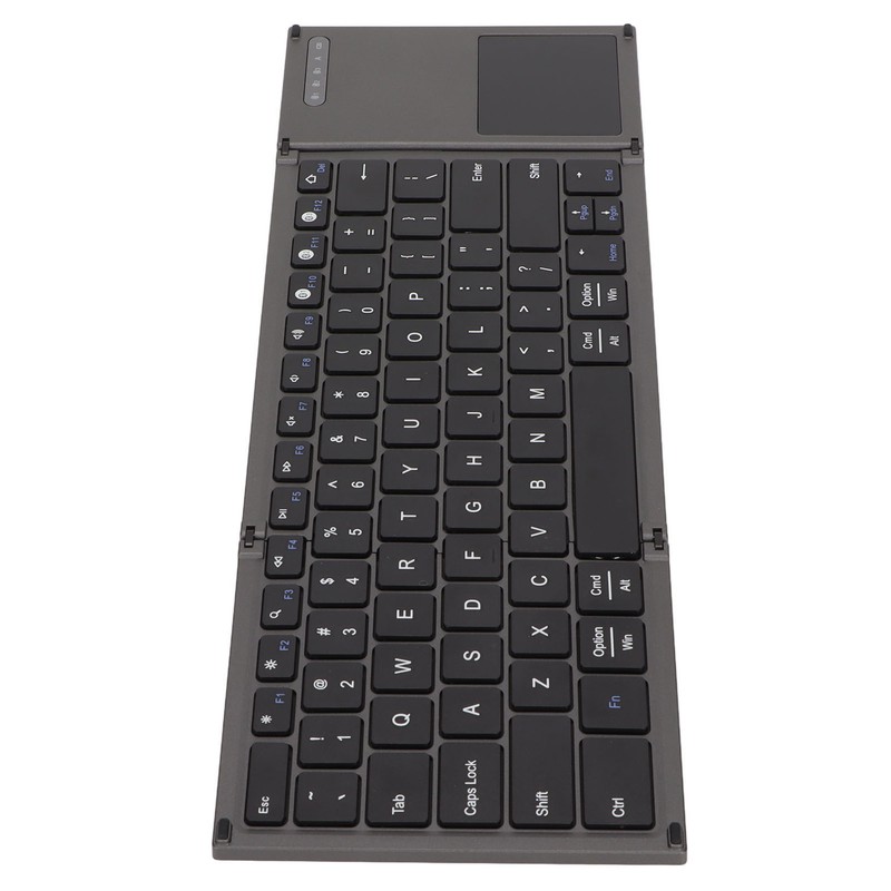 Wireless Keyboard 78 Keys Ultra Thin Folding Design Keyboard with