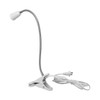 E26/E27 Clip Desk Lamp Holder 5.9ft Cable 11.8in Gooseneck Design
