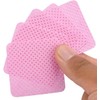 Didiseaon Toallitas para Pegamento de Pestañas Color Rosa 400 Piezas