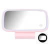 Car Sun Visor Makeup Mirror Surround LED Lights Touch Screen