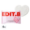 Edit B Joyful Heart All-in-One Cleansing Pads, 4, 30 sheets / 에딧비 조이풀 하트 올인원 클렌징 패드, 4개, 30매입