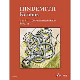 Kanons: Volume II for choir and brass instruments. choir and brass instruments. Partition.