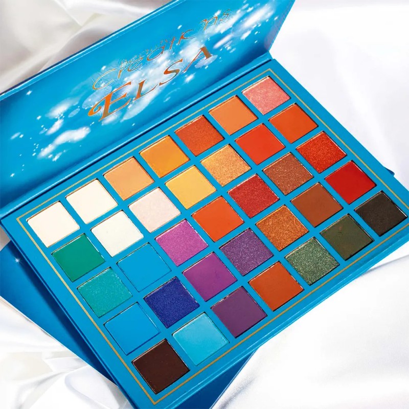 Beauty Creations paleta de sombras Elsa 35 tonalidades color de