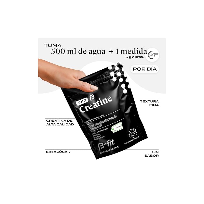 B-FIT Just Creatine Creapure - Creatina Monohidratada Pura