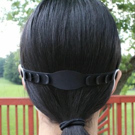 Unbranded 2 PC SILICONE STRAP NONSLIP ADJUSTABLE EAR LOOP EXTENDER