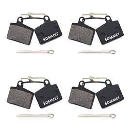 SOMMET 4 pairs Resin and Semi-Metallic Disc Brake Pads fit for Hayes Stroker Ryde/Redar/Dyno Sport Comp/Prime Sport ZSP16-4